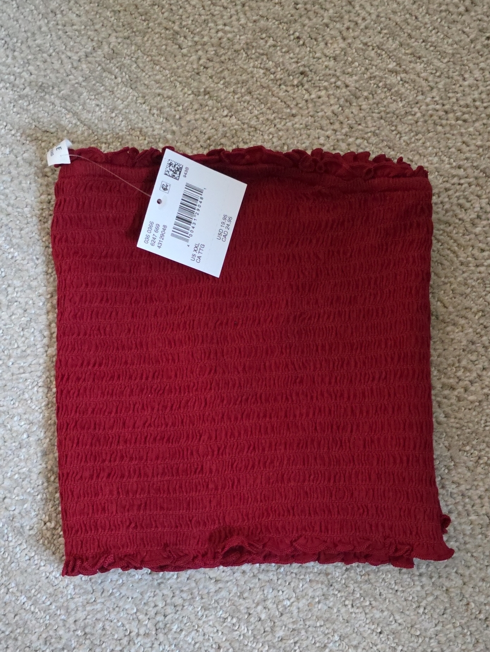 NWT AE Red Bandeau